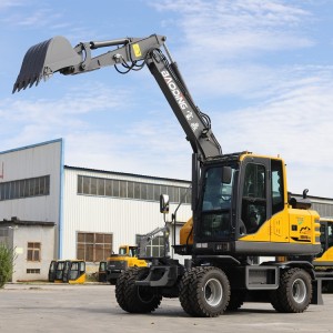 轮胎挖掘机 小型挖掘机械 通用型强力挖掘 高效作业宝鼎品牌