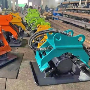 挖掘机夯实器 护坡震动夯 路面压实机械 平板振动夯